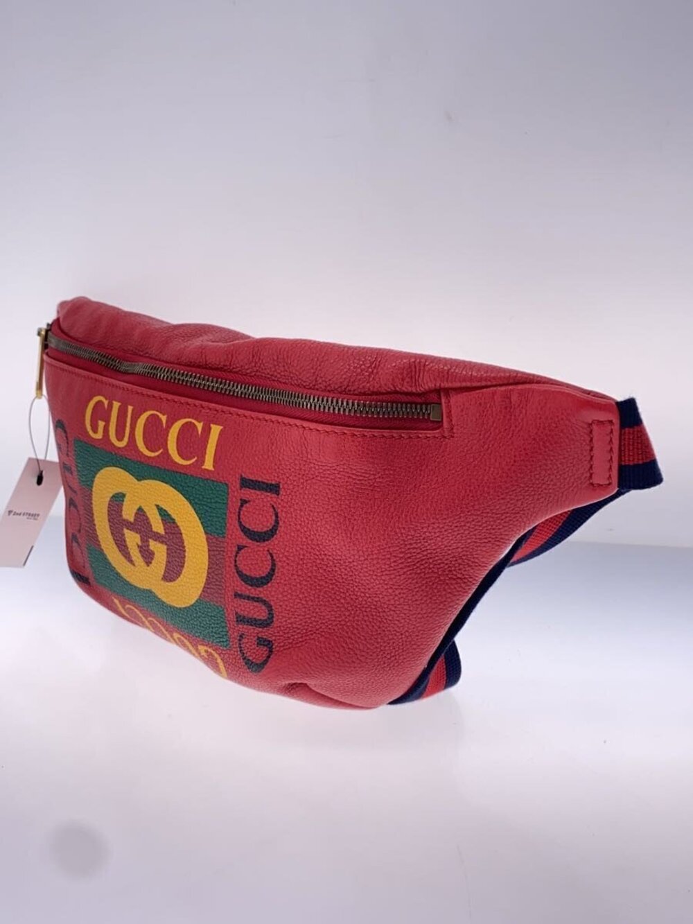 Gucci Crossbody Waist Leather Interior Bag Black